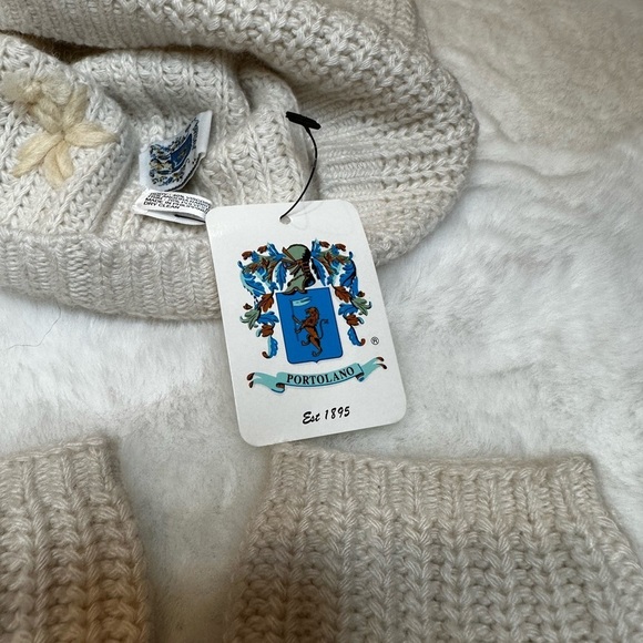 Portolano Cream Knit Hat and Leg Warmers main image 7